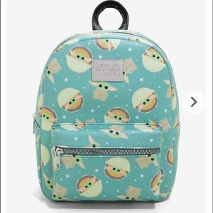 Star Wars The Mandalorian Chibi Child Mini Backpack NWT